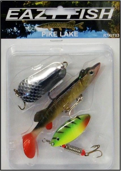 Silverbrook Eazy Fish Pike Lake Lure Pack 1 Silverbrook Eazy Fish Pike Lake Lure Pack