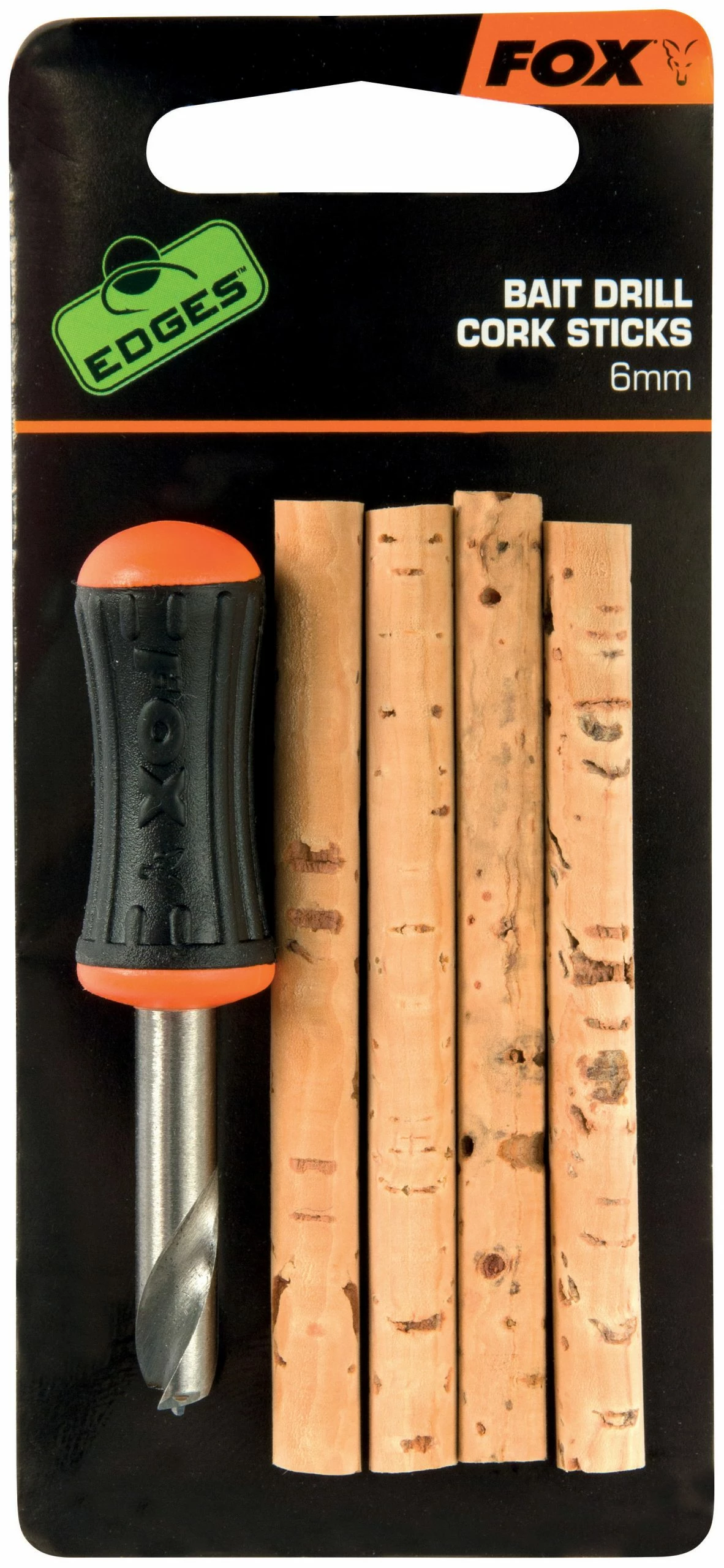 Fox Edges Bait Drill & Cork Sticks - 6mm 1 Fox Edges Bait Drill & Cork Sticks - 6mm