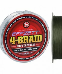 DAM Effzett 4-Braid 2000m 0.08mm 3.6kg 8lb Moss Green