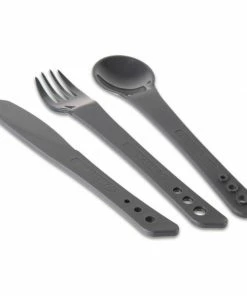 Lifesystems Ellipse Knife, Fork & Spoon Set 6 Lifesystems Ellipse Knife, Fork & Spoon Set -Glasgow Angling ellipse knife fork spoon set graphite