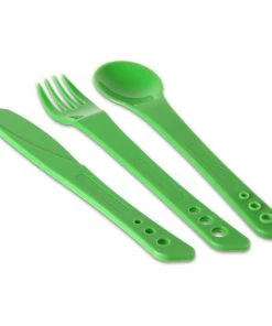Lifesystems Ellipse Knife, Fork & Spoon Set 7 Lifesystems Ellipse Knife, Fork & Spoon Set -Glasgow Angling ellipse knife fork spoon set green