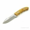 Joker Ergonomic Hunter Olive Wood Handle Sheath Knife (9cm MOVA Stainless Steel Blade)
