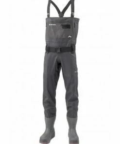 Simms ExStream Breathable Chest Waders Bootfoot Felt Black