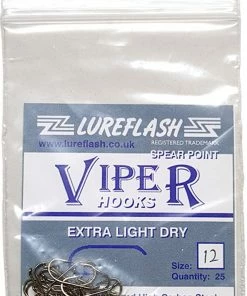 Lureflash Extra Light Dry Hooks 25pc