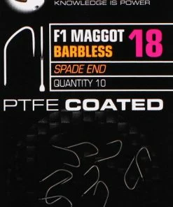 Korda F1 Maggot Hook 10pc -Glasgow Angling f1 maggot hooks sz18