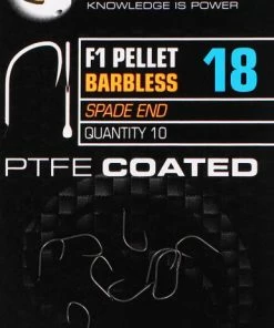 Korda F1 Pellet Hook 10pc -Glasgow Angling f1 pellet hooks sz18