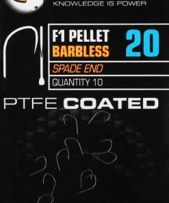 Korda F1 Pellet Hook 10pc -Glasgow Angling f1 pellet hooks sz20