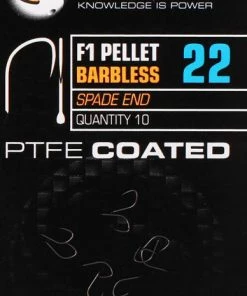 Korda F1 Pellet Hook 10pc -Glasgow Angling f1 pellet hooks sz22