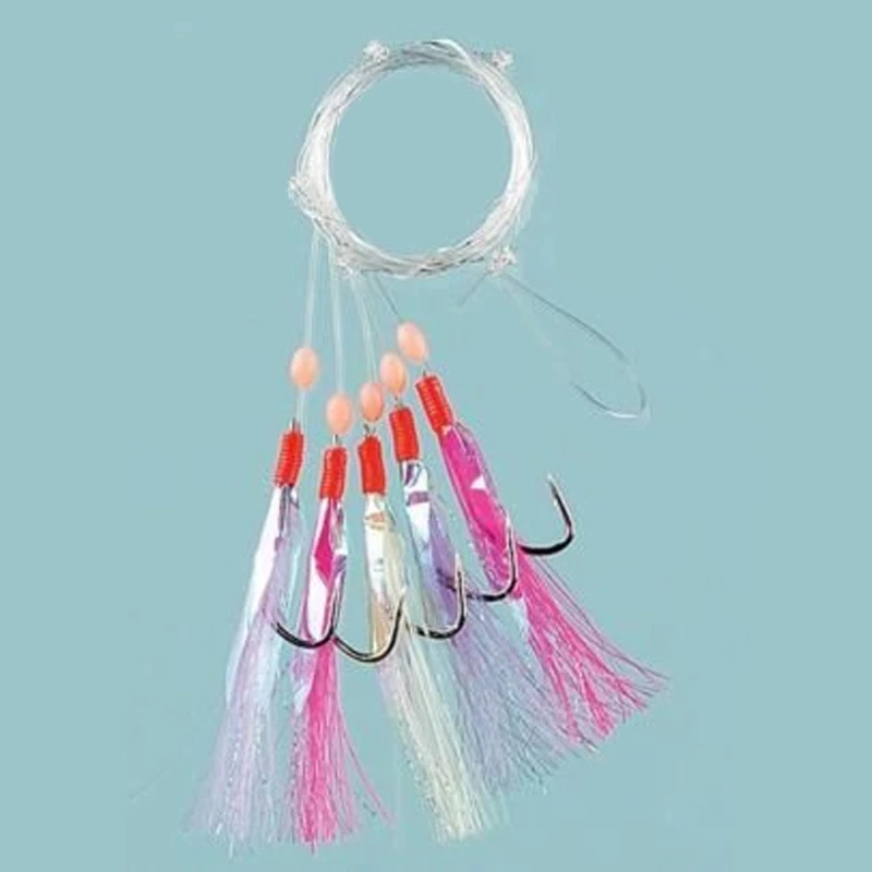 Fladen Feather Flash Sea Rig - 5 Hook 1 Fladen Feather Flash Sea Rig - 5 Hook