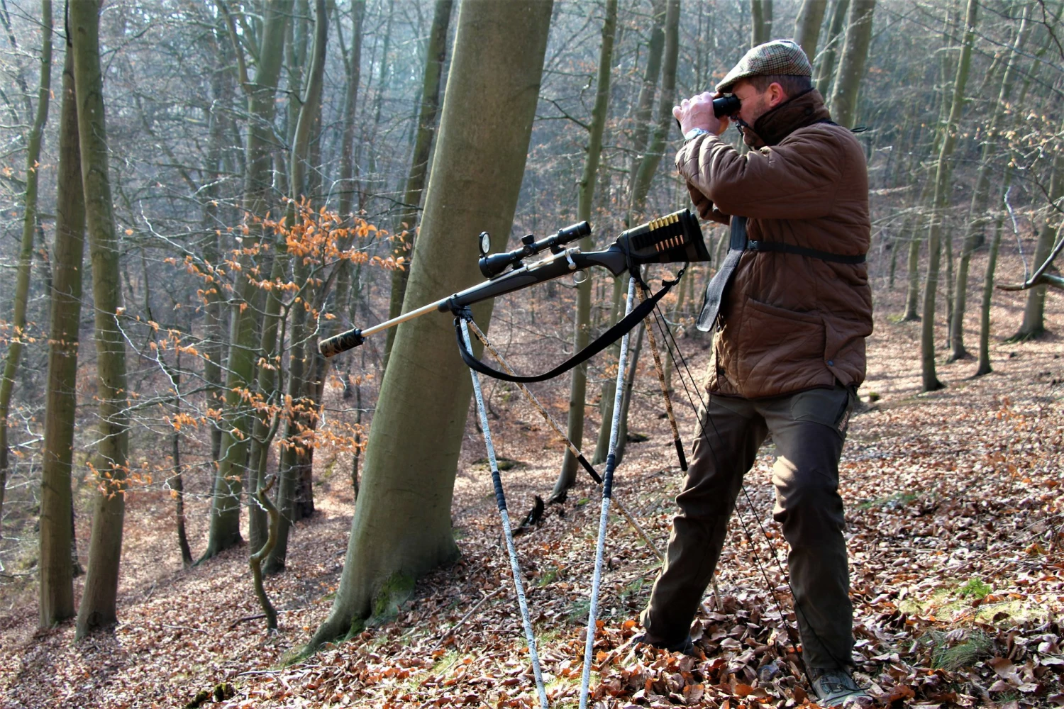 Mjoelner Fenris II Alu Quad Shooting Sticks Black 160-175cm 14 Mjoelner Fenris II Alu Quad Shooting Sticks Black 160-175cm - Image 14