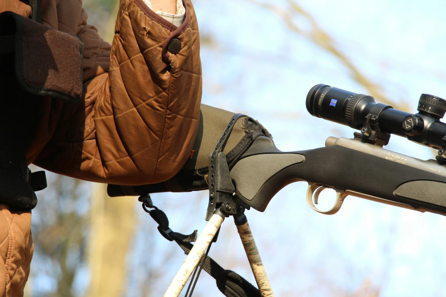 Mjoelner Fenris II Alu Quad Shooting Sticks Black 160-175cm 4 Mjoelner Fenris II Alu Quad Shooting Sticks Black 160-175cm - Image 4