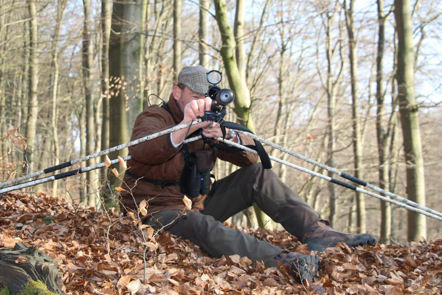 Mjoelner Fenris II Alu Quad Shooting Sticks Black 160-175cm 5 Mjoelner Fenris II Alu Quad Shooting Sticks Black 160-175cm - Image 5