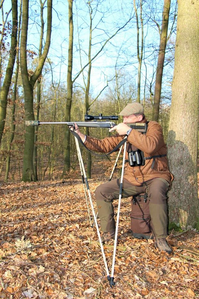 Mjoelner Fenris II Alu Quad Shooting Sticks Black 160-175cm 7 Mjoelner Fenris II Alu Quad Shooting Sticks Black 160-175cm - Image 7