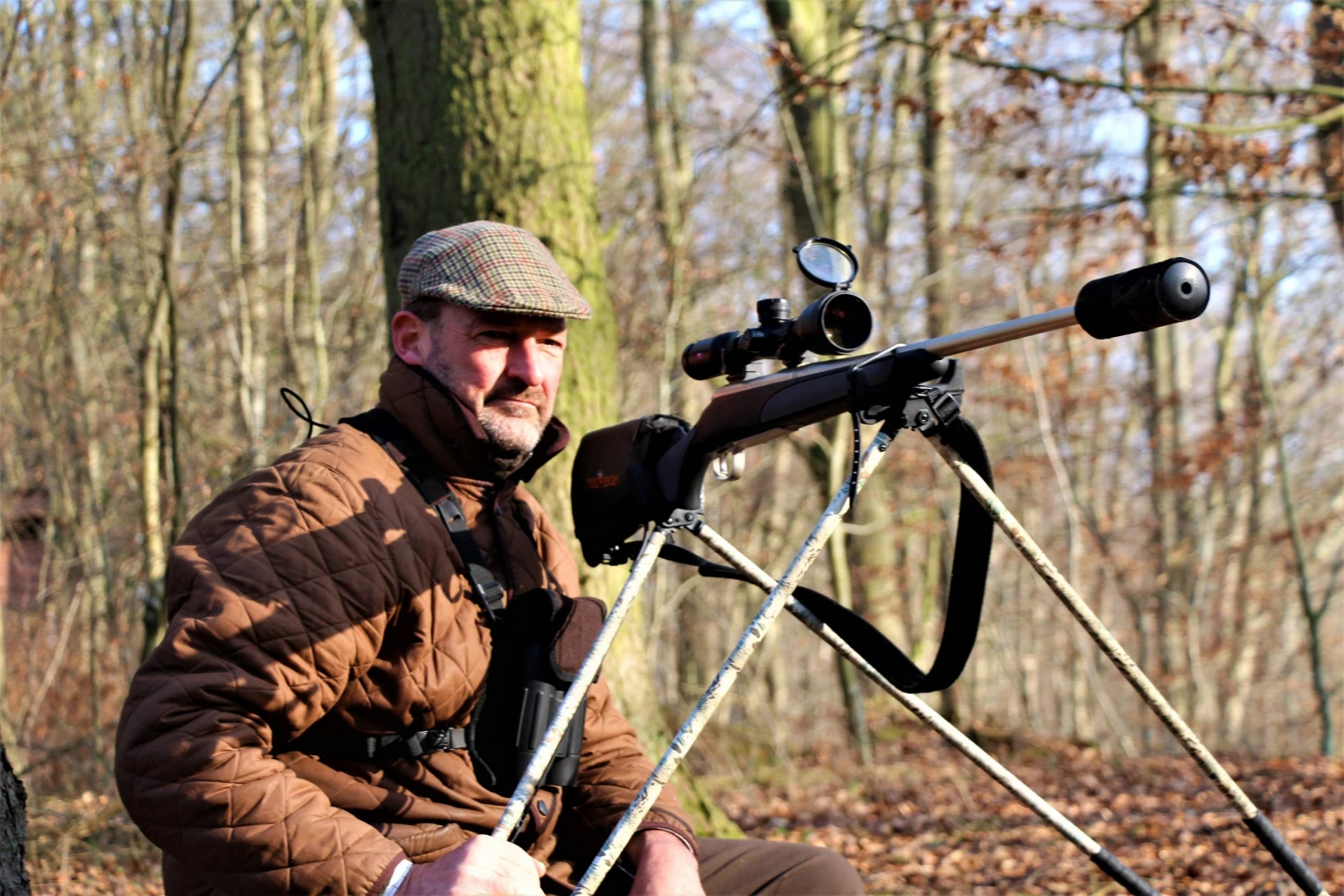 Mjoelner Fenris II Alu Quad Shooting Sticks Black 160-175cm 10 Mjoelner Fenris II Alu Quad Shooting Sticks Black 160-175cm - Image 10