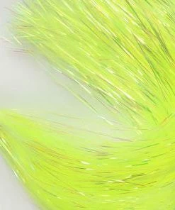 Hedron Flashabou Dyed Pearl -Glasgow Angling flashabou dyed pearl flu yellow