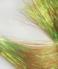 Hedron Flashabou Dyed Pearl -Glasgow Angling flashabou dyed pearl olive