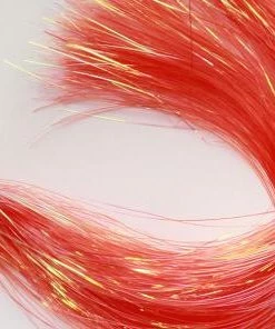 Hedron Flashabou Dyed Pearl -Glasgow Angling flashabou dyed pearl orange