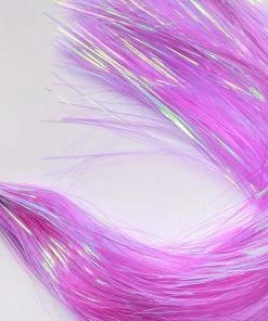 Hedron Flashabou Dyed Pearl -Glasgow Angling flashabou dyed pearl purple