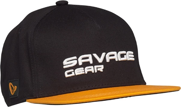 Savage Gear Flat Peak 3D Logo Cap Black Ink 1 Savage Gear Flat Peak 3D Logo Cap Black Ink
