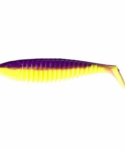 Berkley Flex Slim Shads -Glasgow Angling flex slim range purple chartreuse