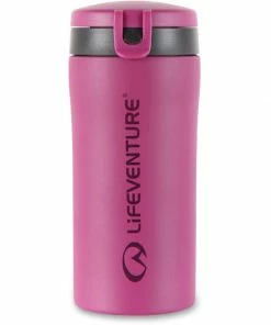 Lifesystems Flip-Top Thermal Mug -Glasgow Angling flip top thermal mug pink