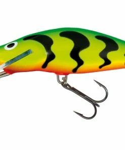 Salmo Bullhead Lures -Glasgow Angling floating crankbait lures green tiger