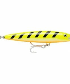 Rapala Magnum Floating Lure -Glasgow Angling floating magnum chartreuse orange skirt cosk