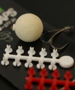 Korda Floss Caps -Glasgow Angling floss caps white red