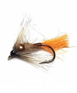 Stillwater Fluo Orange T&S Nymph Copper Bead Size 10 - 1 Dozen