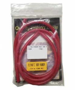 Lureflash Flying C Body Rubber 10 Lureflash Flying C Body Rubber -Glasgow Angling flying c body rubber red