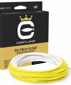 Cortland Competition Fo-Tech Floating Fly Lines - White/Yellow