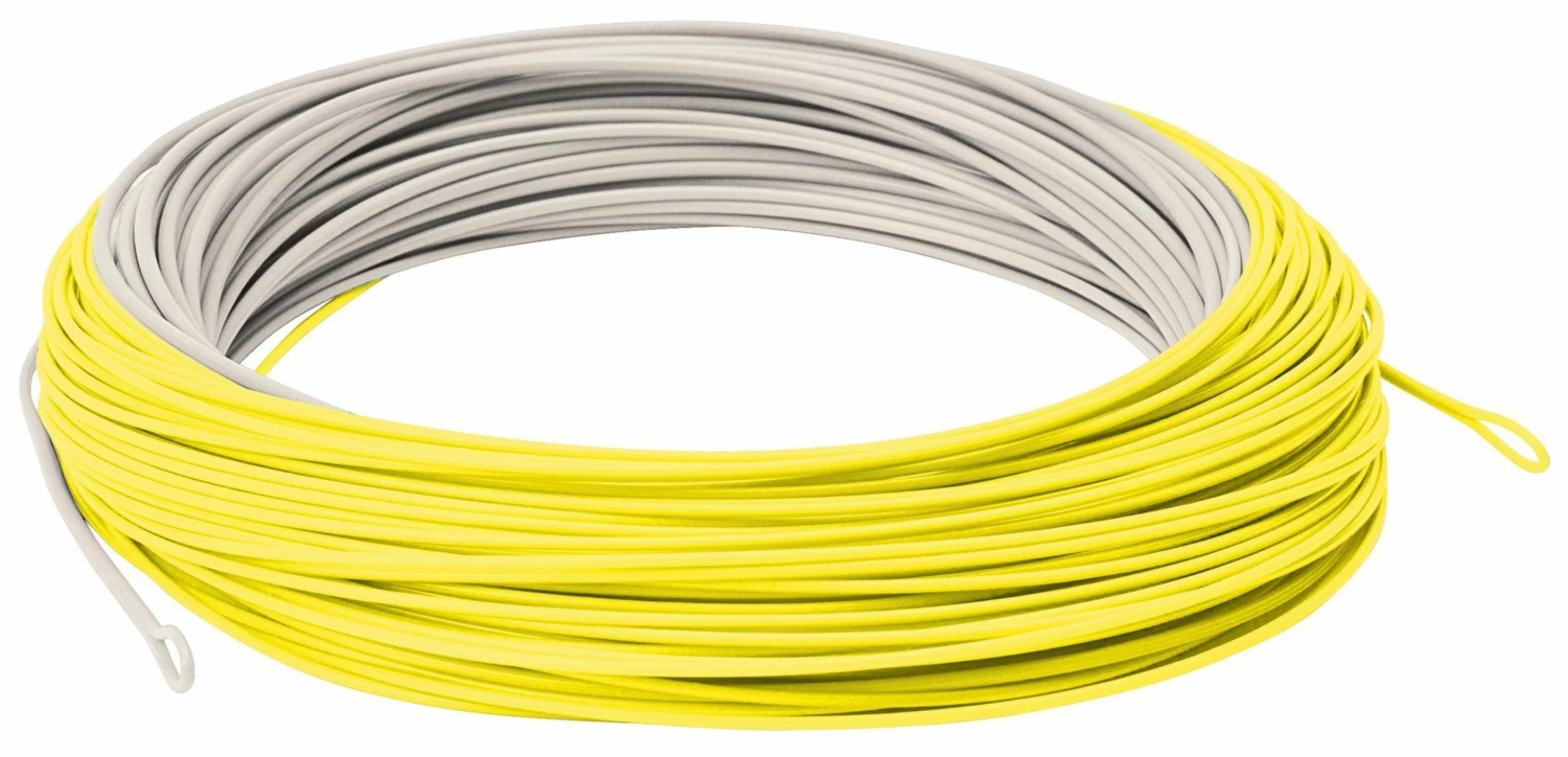 Cortland Competition Fo-Tech Intermediate Floating Fly Lines - Smoke/Yellow 2 Cortland Competition Fo-Tech Intermediate Floating Fly Lines - Smoke/Yellow - Image 2