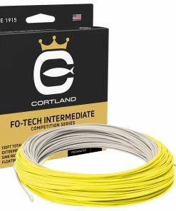 Cortland Competition Fo-Tech Intermediate Floating Fly Lines - Smoke/Yellow