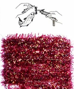 Lureflash Fritz -Glasgow Angling fritz material claret