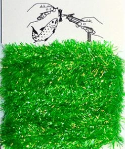 Lureflash Fritz -Glasgow Angling fritz material green highland