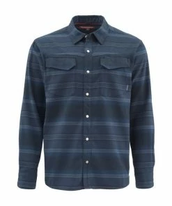 Simms Gallatin Flannel Shirt Atlantis Stripe