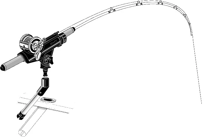 Scotty Gimbal Mount Rod Holder Adaptor 2 Scotty Gimbal Mount Rod Holder Adaptor - Image 2