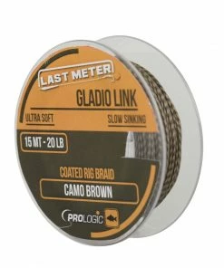 Prologic Gladio Link 15m 40lb Coated Camo Brown
