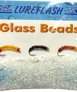 Lureflash Glass Beads -Glasgow Angling glass beads clear