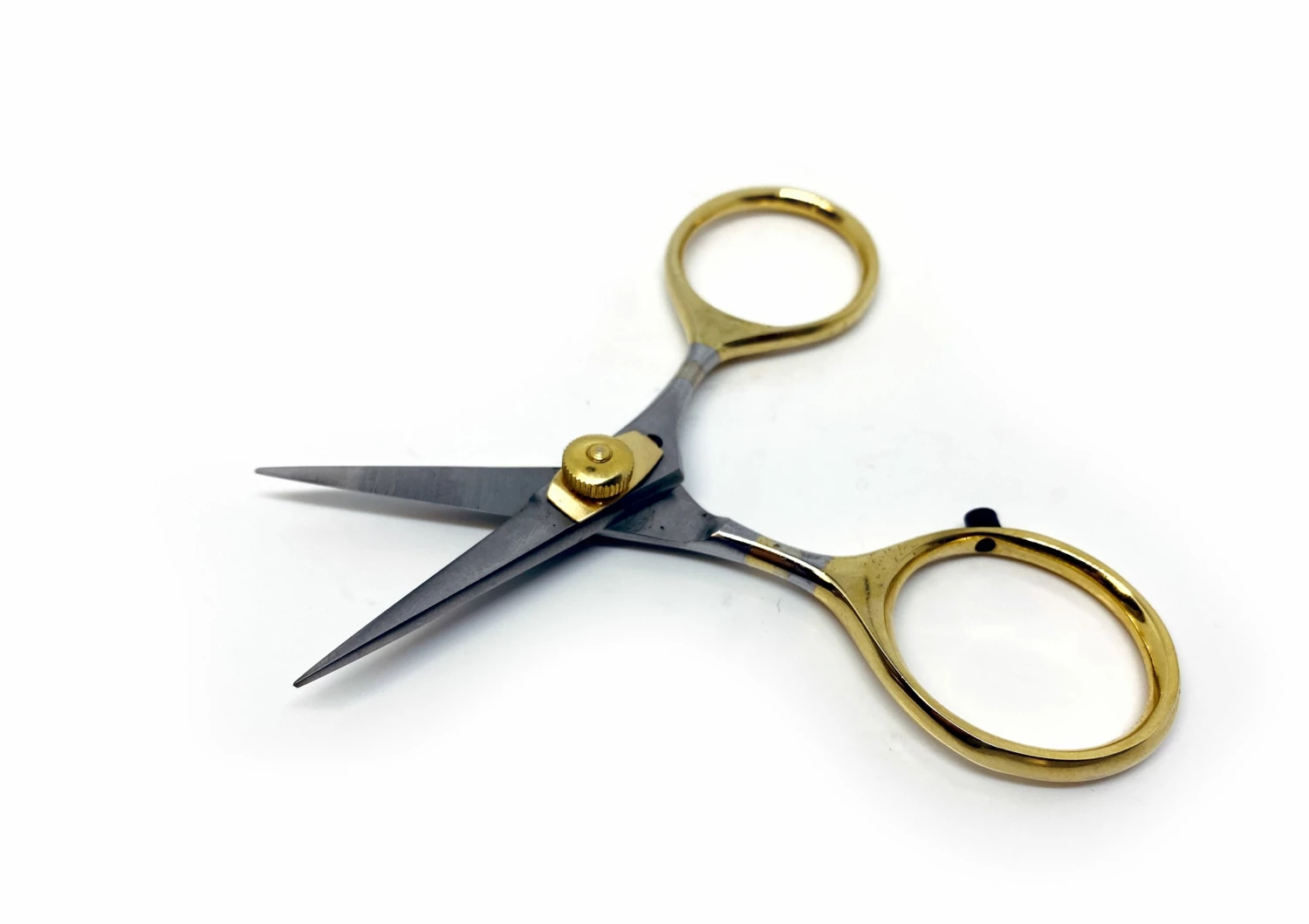 Stillwater Gold Loop 4 inch Adjustable Tension Scissors 1 Stillwater Gold Loop 4 inch Adjustable Tension Scissors