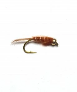 Stillwater Gold Bead Nymph Brown Size 10 - 1 Dozen