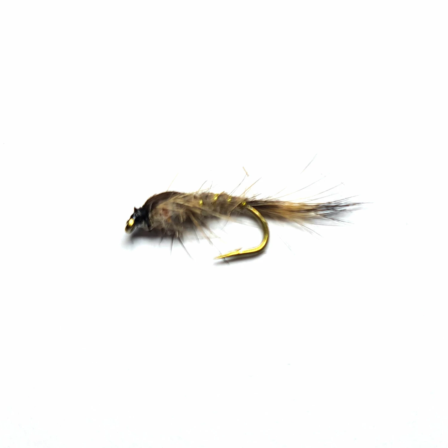 Stillwater Gold Rib Hare Ear Weighted Nymph - 1 Dozen 1 Stillwater Gold Rib Hare Ear Weighted Nymph - 1 Dozen