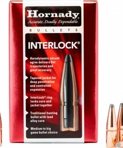 Hornady .277 130 Grain SP InterLock (with Cannelure) 100 box