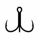 Hayabusa Aero Black Treble Hooks