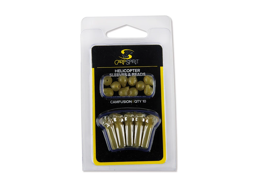 Carp Spirit Helicoptor Sleeves & Beads 10pc 1 Carp Spirit Helicoptor Sleeves & Beads 10pc