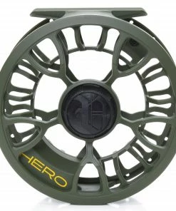 Vision Hero Fly Reel -Glasgow Angling hero reel green back
