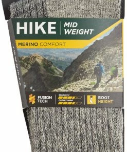 Bridgedale HIKE Midweight Merino Comfort Mens Stone Grey Socks -Glasgow Angling hike midweight merino comfort mens stone grey socks 3