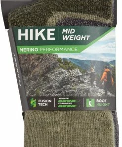 Bridgedale HIKE Midweight Merino Performance Original Mens Green Socks -Glasgow Angling hike midweight merino performance original mens green socks 3