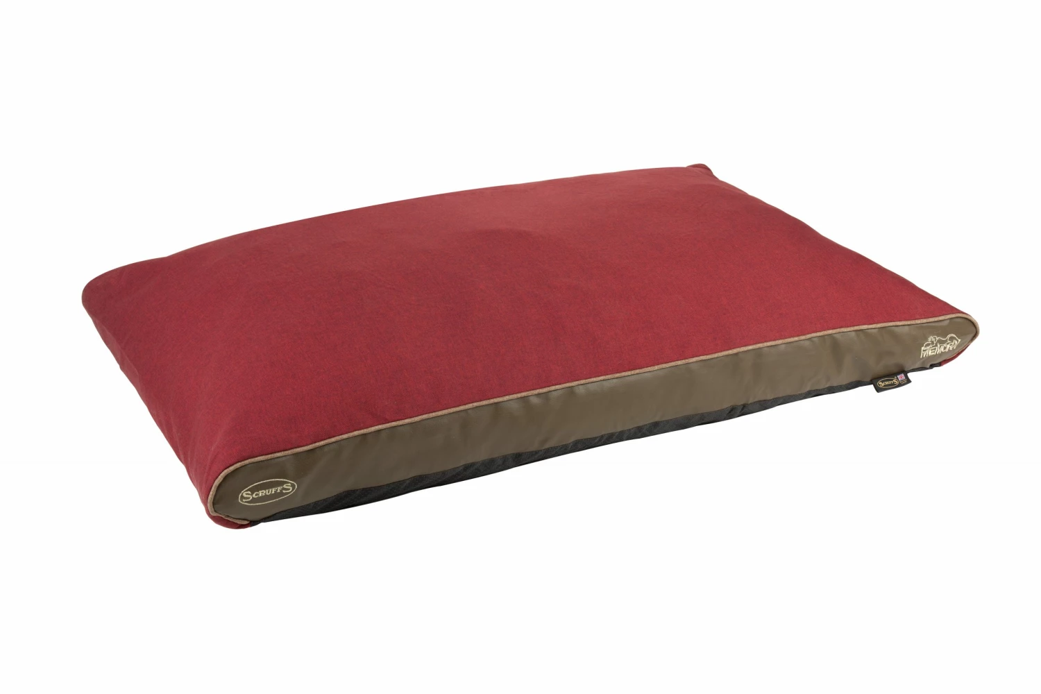 Scruffs Hilton Memory Foam Orthopaedic Pillow L 100 x 70 x 6cm Red 2 Scruffs Hilton Memory Foam Orthopaedic Pillow L 100 x 70 x 6cm Red - Image 2