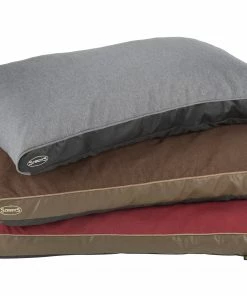 Scruffs Hilton Memory Foam Orthopaedic Pillow L 100 x 70 x 6cm Red